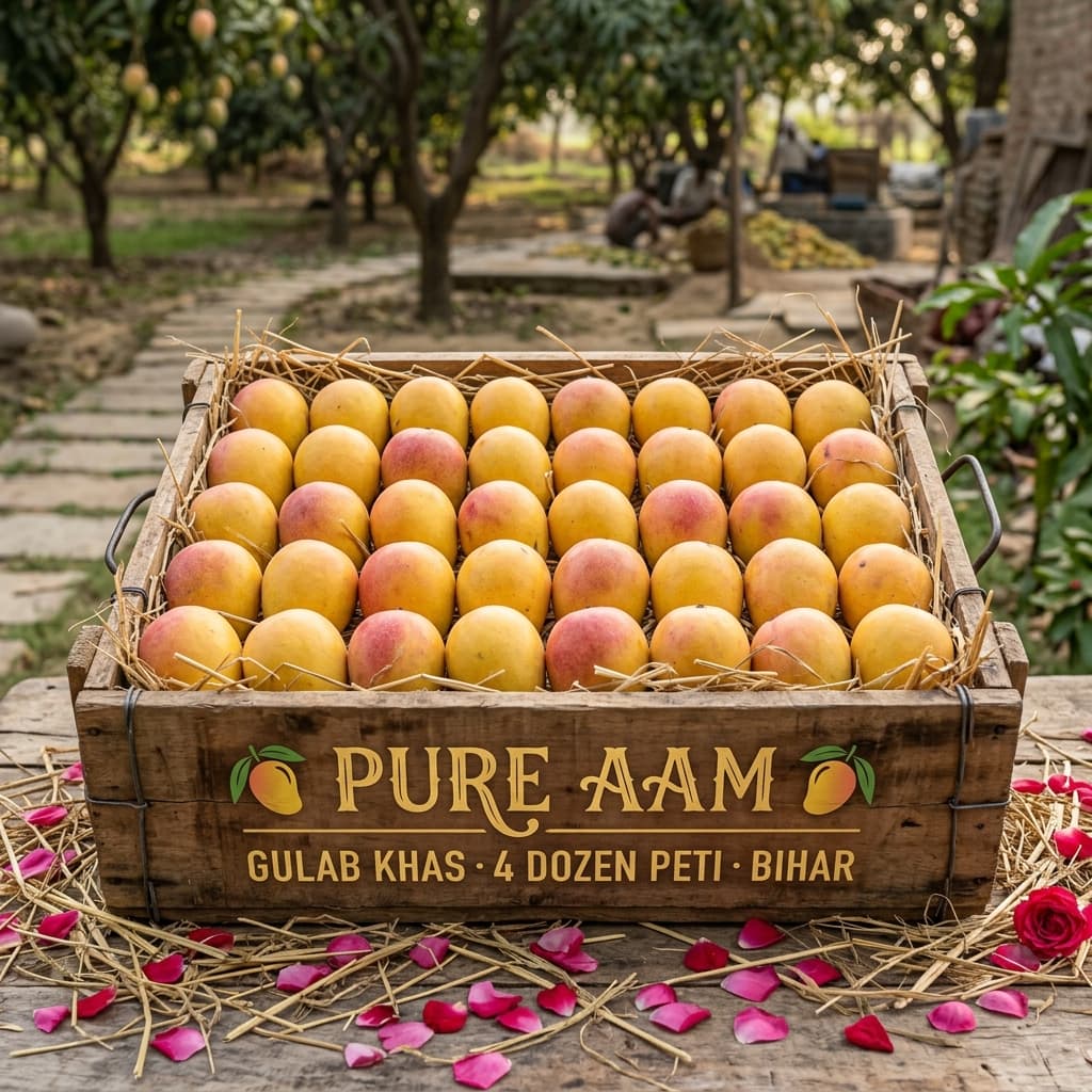 Gulab Khas Mango 4 Dozen Peti